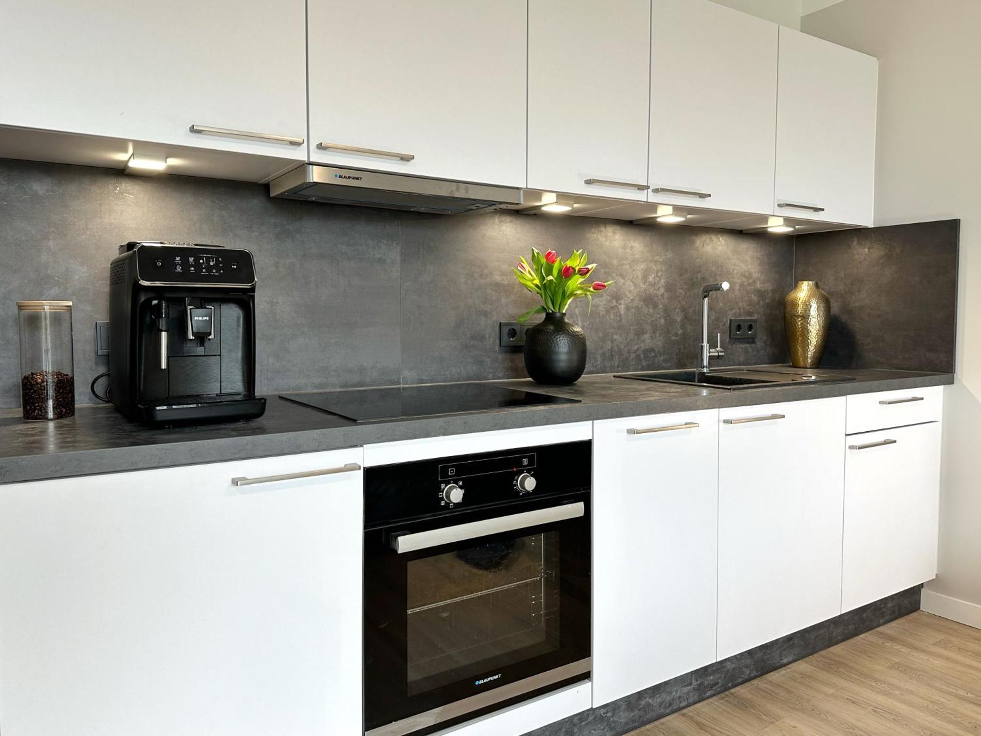 Neu & Schick: Kueche Inkl. Kaffee Appartement Dresden Buitenkant foto